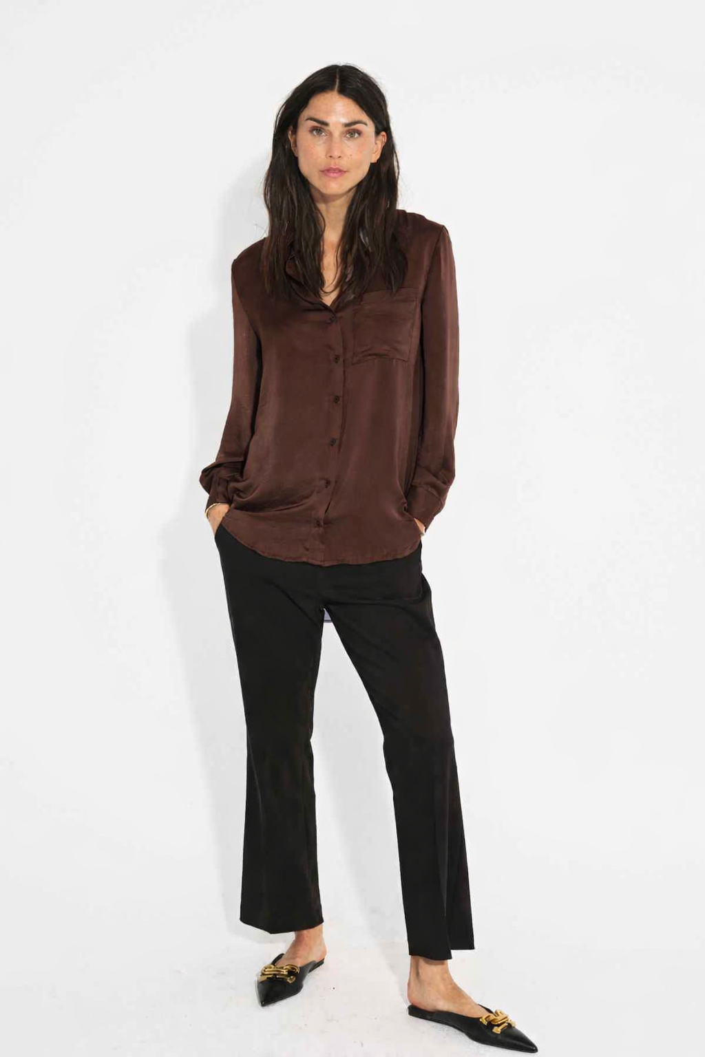 Vert skyrta frá Freequent