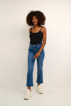 Jessie Cropped gallabuxur frá Kaffe