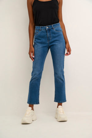 Jessie Cropped gallabuxur frá Kaffe
