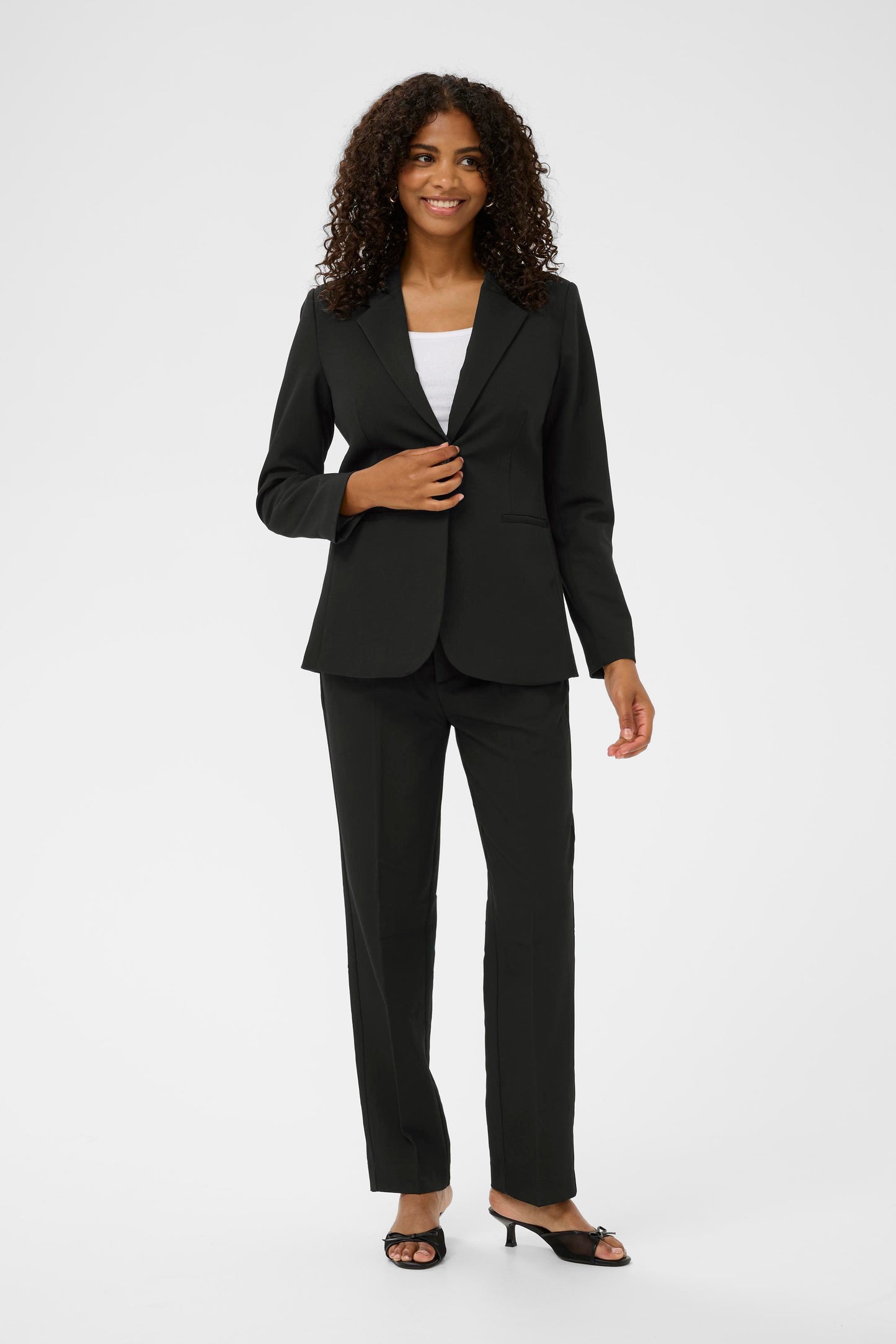 Sakura Zipper buxur frá Kaffe