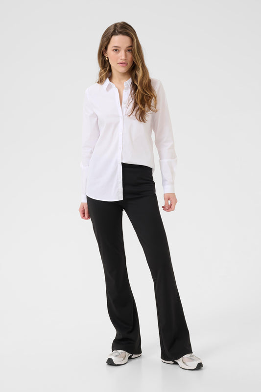 Jenny flared leggings buxur frá Kaffe