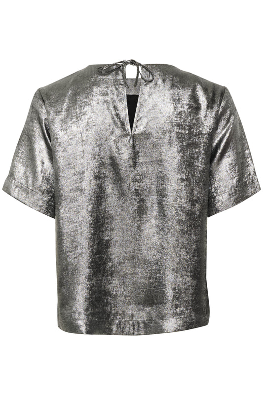 Lorina metallic blússa frá Kaffe