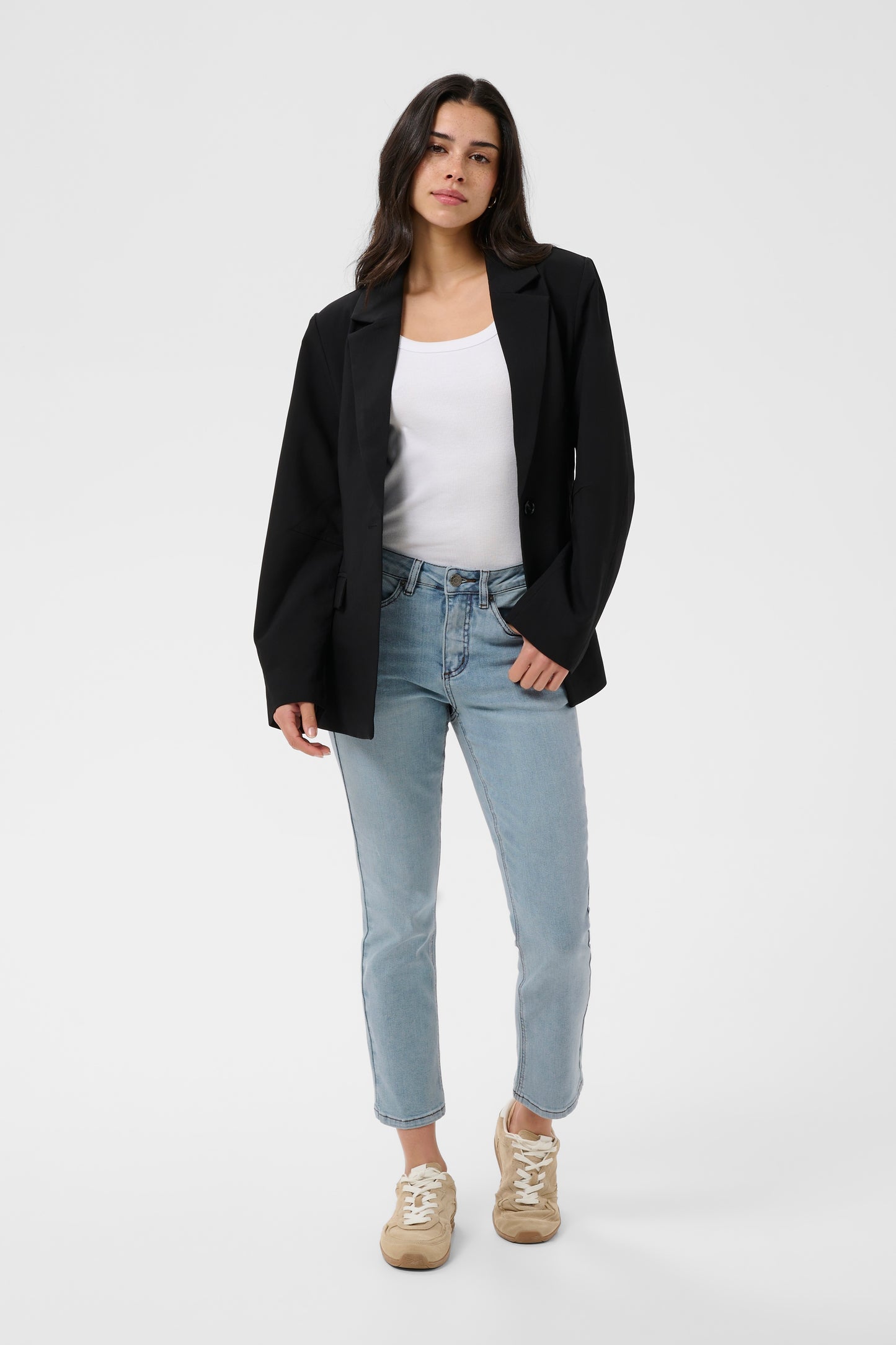 River Cropped gallabuxur frá Kaffe