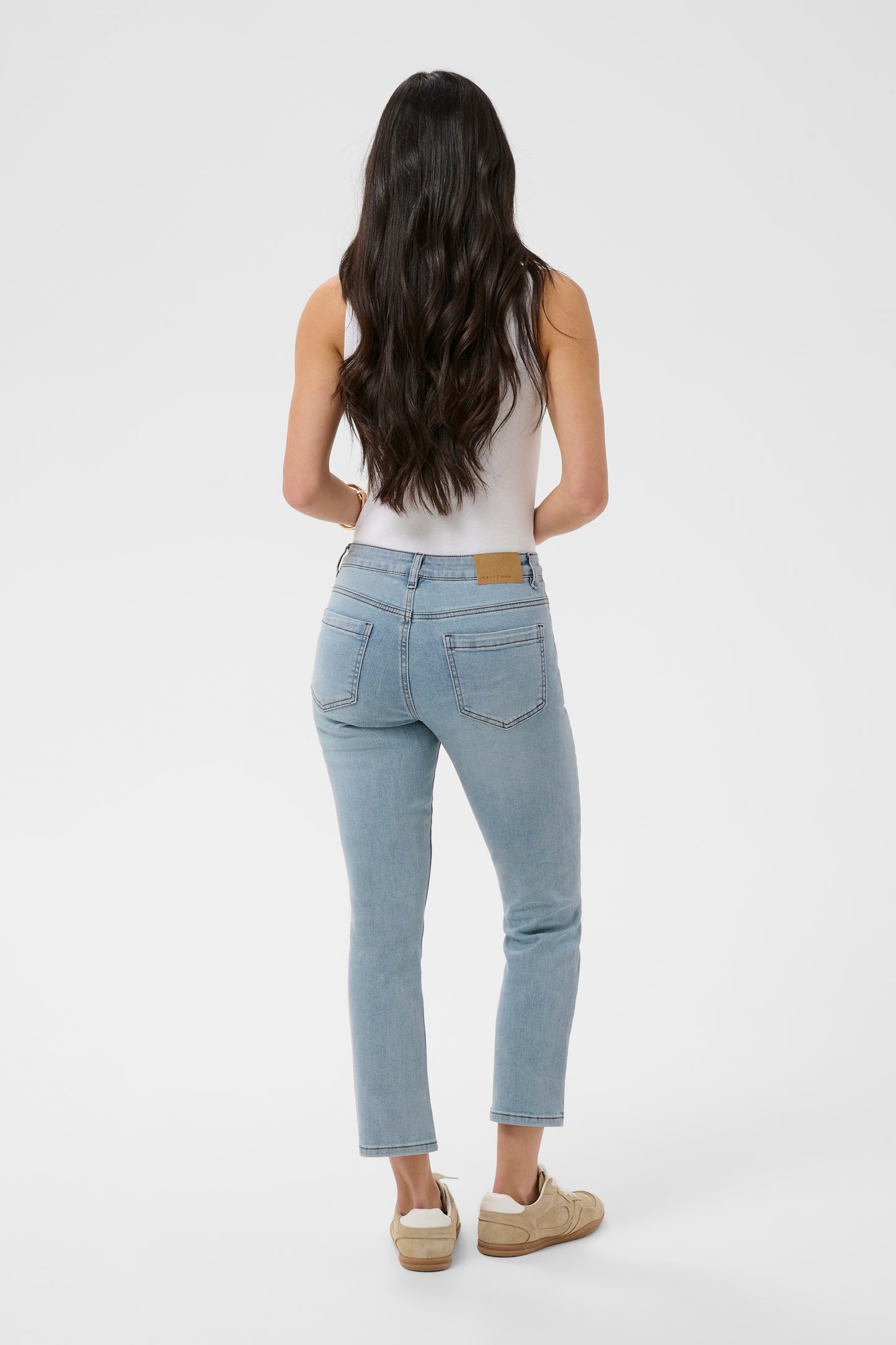 River Cropped gallabuxur frá Kaffe