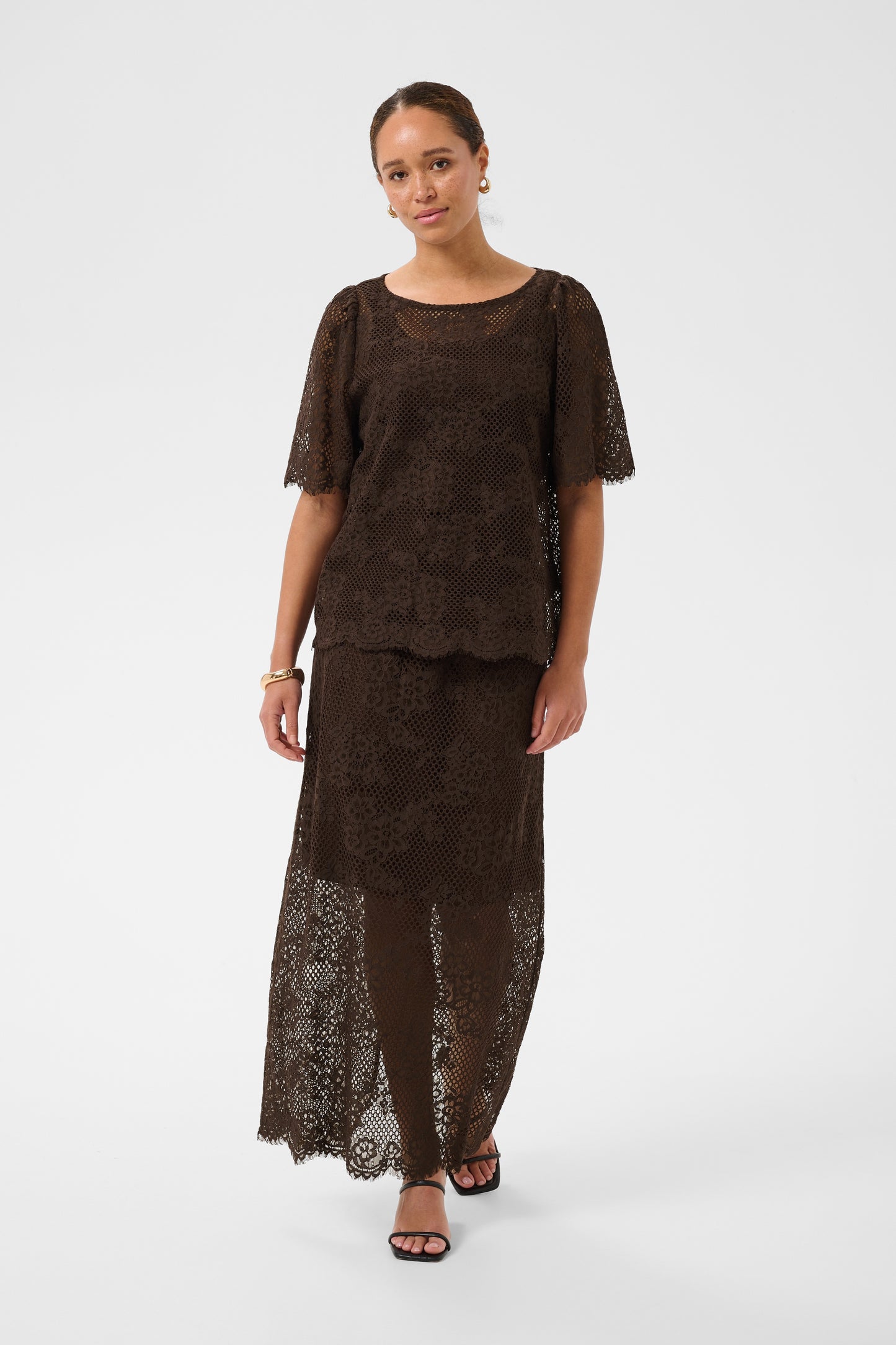Cornelia lace blússa frá Kaffe