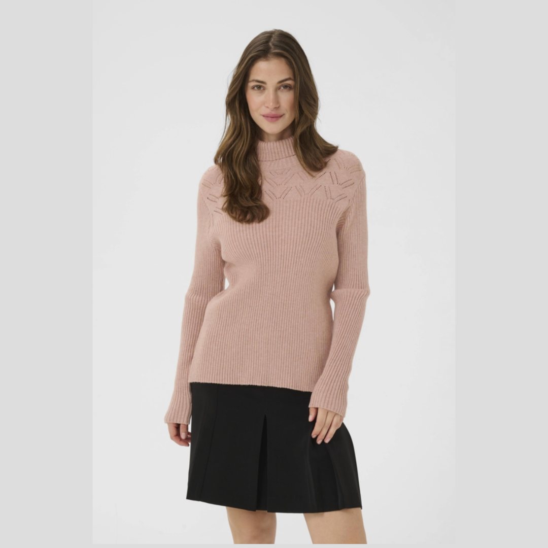 Dela rúllukragapeysa frá Cream