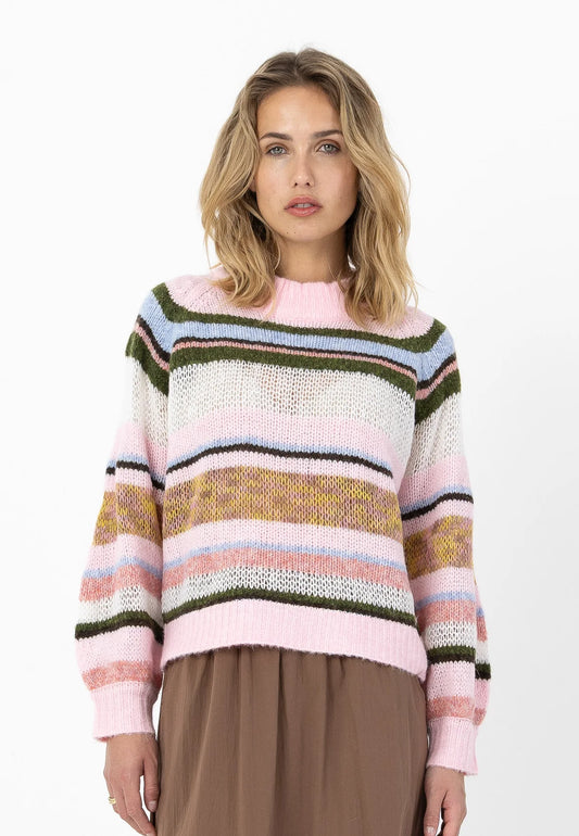 Multicolor knit peysa frá Coster Copenhagen