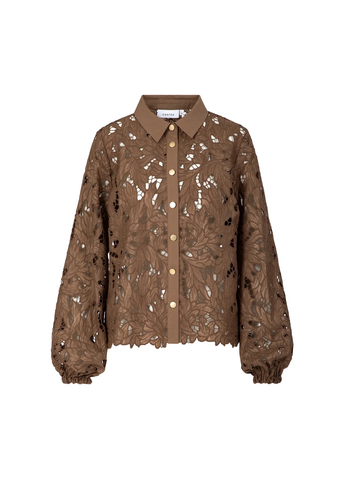 Mocca Lace skyrta frá Coster